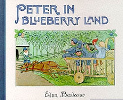 Peter in blueberry land