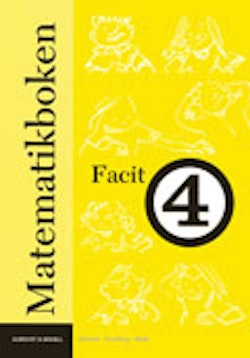 Matematikboken 4 Facit