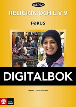 SOL 4000 Religion och liv 9 Fokus Elevbok Digital