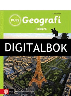 PULS Geografi 4-6 Europa Tredje upplagan Grundbok Digitalbok ljud