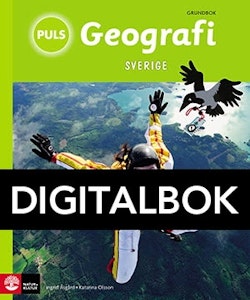 PULS Geografi 4-6 Sverige Grundbok Digital, tredje upplagan