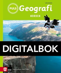 PULS Geografi 4-6 Norden Grundbok Digital, tredje upplagan