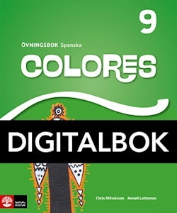 Colores 9 Övningsbok Digital, andra upplagan