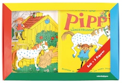 Känner du Pippi Långstrump? : Bok med tre leksaksfigurer