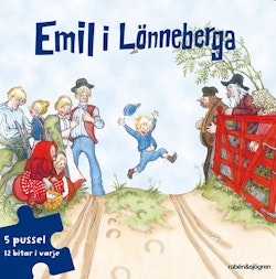 Emil i Lönneberga Pusselbok : 5 pussel med 12 bitar i varje