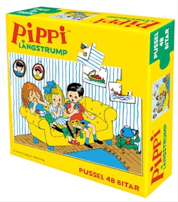 Pippi Långstrump minipussel : 48 bitar