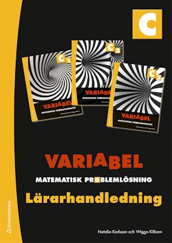Variabel C Lärarpaket - Tryckt bok + Digital lärarlicens 36 mån - Matematisk problemlösning