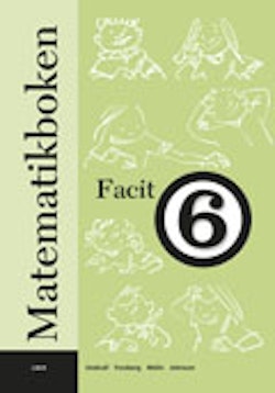 Matematikboken 6 Facit