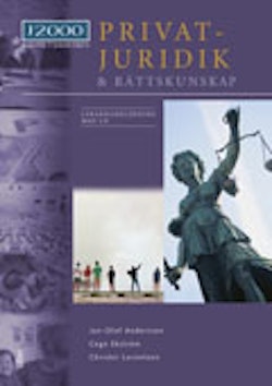 J2000 Privatjuridik och rättskunskap Lärarhandledning med cd