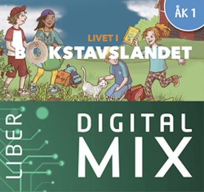 Livet i Bokstavslandet åk 1 Digital Mix Lärare 12 mån