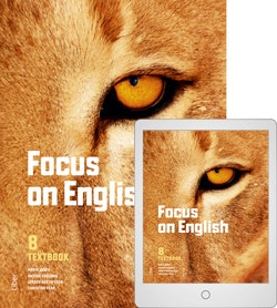 Focus on English 8 Textbook med Digitalt Övningsmaterial 