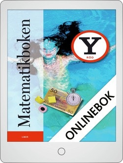 Matematikboken Y Röd Onlinebok Grupplicens 12 mån