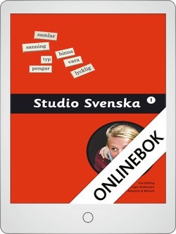 Studio Svenska 1 Grundbok Onlinebok Grupplicens 12 mån