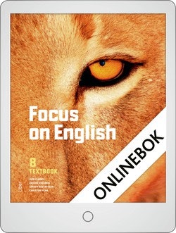 Focus on English 8 Textbook Onlinebok Grupplicens 12 mån