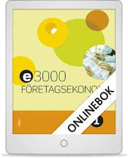 E3000 Företagsekonomi 1 Faktabok Onlinebok (12 mån)