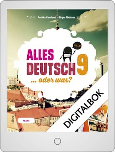 Alles Deutsch 9 Textbok Onlinebok Grupplicens 12 mån