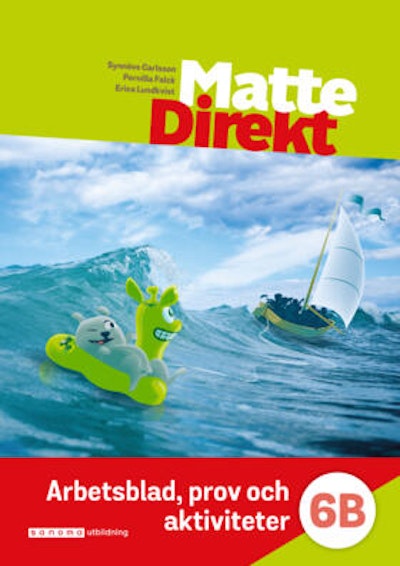 Matte Direkt 6B Arbetsblad, prov och akt. (pdf-filer)