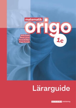 Matematik Origo 1c Lärarguide upplaga 3