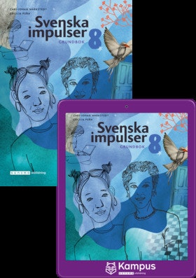 Svenska impulser 8 elevpaket, 1ex Textbok+1ex digital