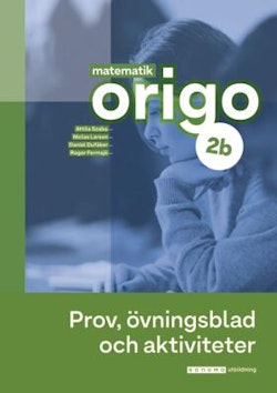 Matematik Origo 2b Prov, övning, aktiviteter (pdf), uppl.3