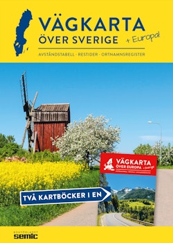 Vägkarta över Sverige och Europa