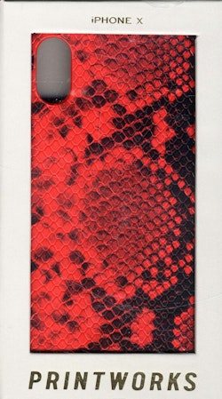 iPhone X case - Red Snake