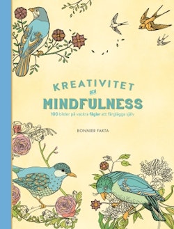 Kreativitet och mindfulness - 100 bilder på fåglar att färglägga själv