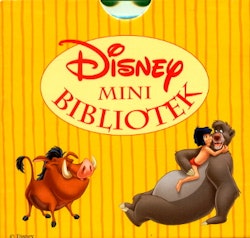 Disney Mini Bibliotek 4 böcker i box. Bambi,Lejonkungen, 101 Dalmationer o