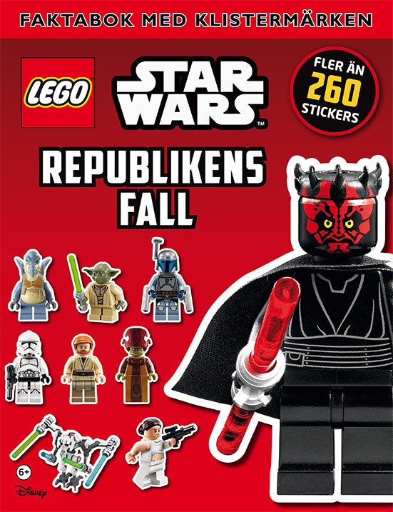 LEGO Star Wars. Republikens fall, faktabok med klistermärken