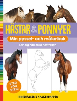 Hästar & ponnyer: min pyssel- och målarbok
