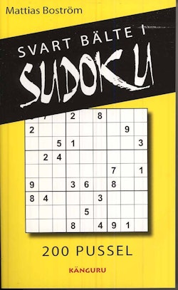Svart bälte i sudoku : 200 pussel