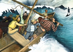 Vykort : Jesus går på vattnet 10-pack