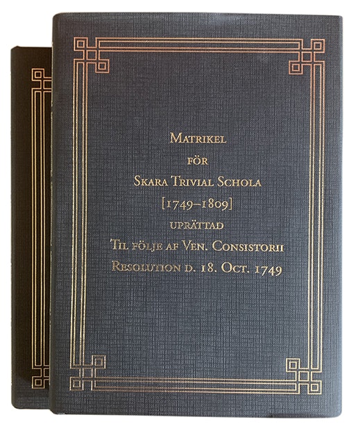 Matrikel för Skara Trivial Schola [1749–1809]